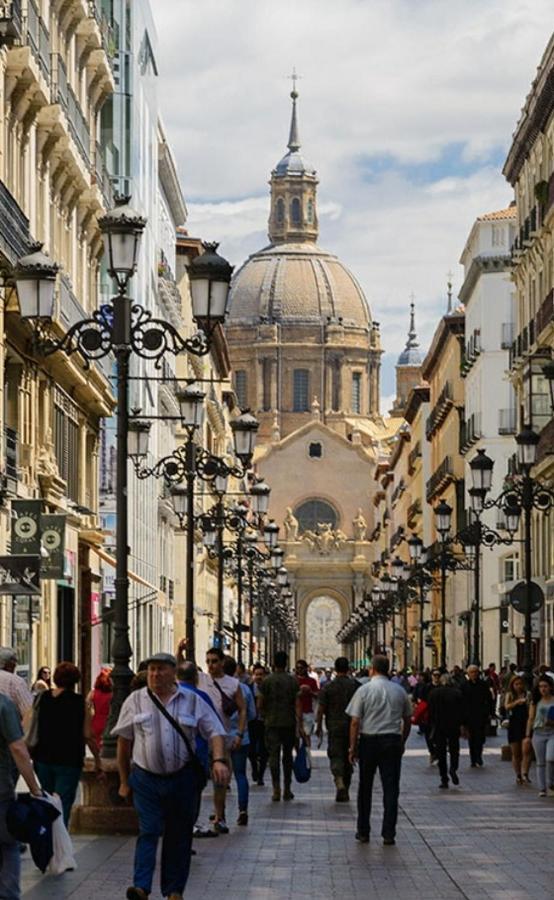 Ferienwohnung Apartamento Centrico "El Rubi Del Pilar" Saragossa Exterior foto